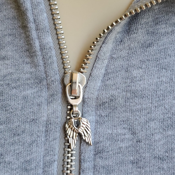 Victoria secret PINK with sequined heart sweatshirt hoodie - Picture 7 of 9